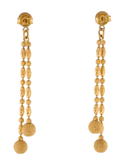 Earrings 22K Double Drop Earrings