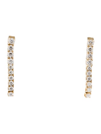Earrings 14K 1.12ctw Lab-Grown Diamond Drop Earrings