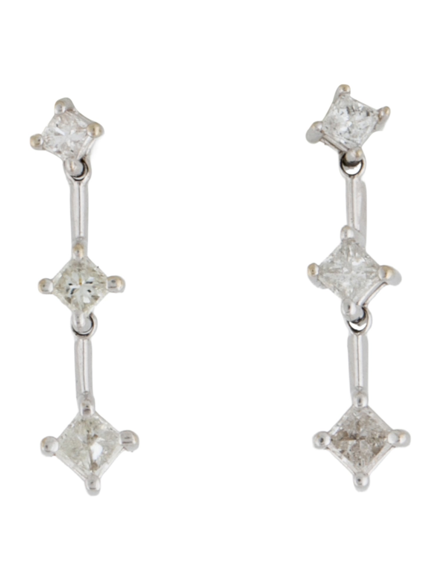 Earrings 14K Diamond Drop