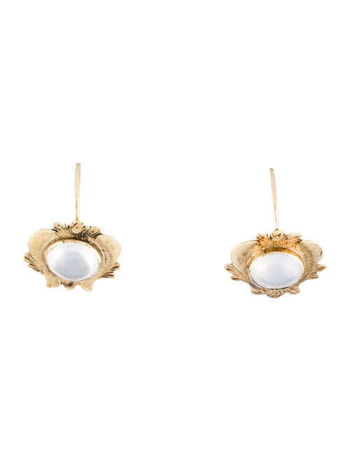 Earrings 14K 2.98ctw Chalcedony Drop Earrings