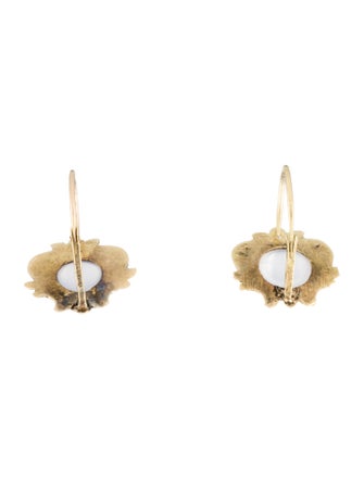 Earrings 14K 2.98ctw Chalcedony Drop Earrings