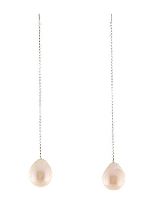 Earrings 14K Pearl Threader Earrings