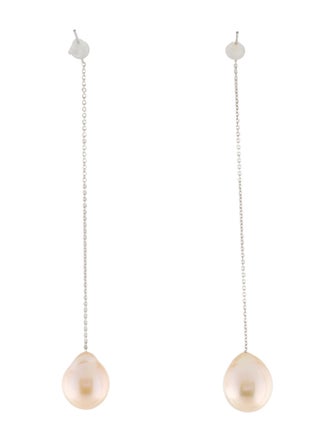 Earrings 14K Pearl Threader Earrings