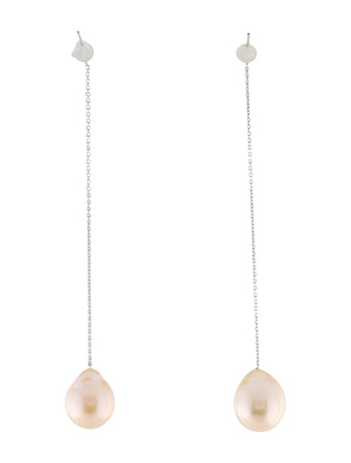 Earrings 14K Pearl Threader Earrings