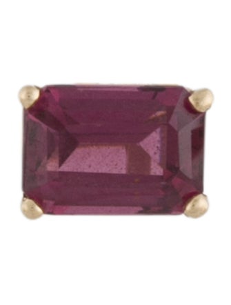 Earrings  14K 1.29ct Rhodolite Single Stud Earring