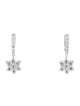 Earrings 14K 2.02ctw Diamond Hoop Drop Earrings