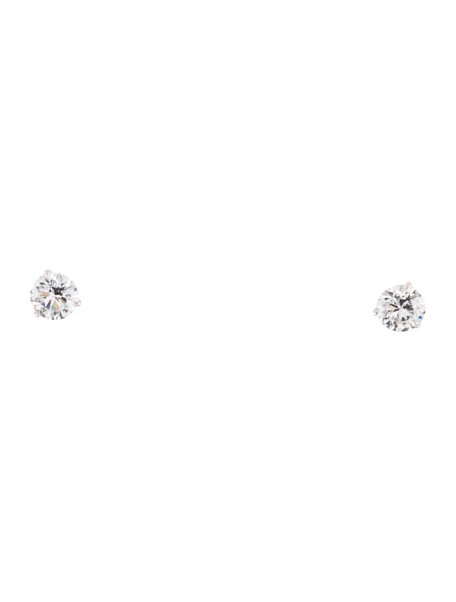 Earrings 14K 6.10ctw Lab-Grown Diamond Solitaire Stud Earrings