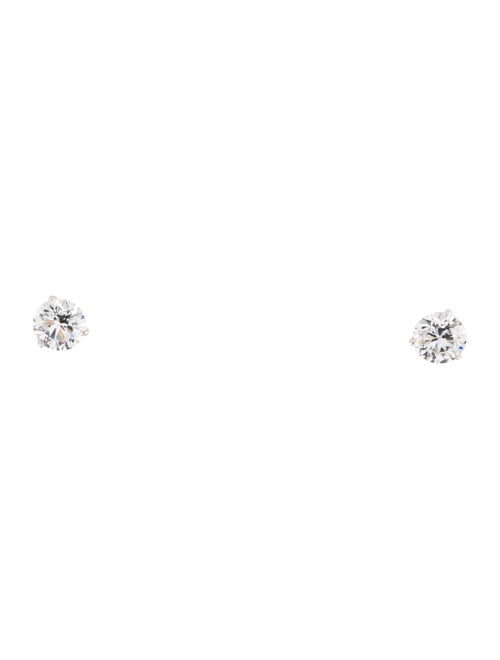 Earrings 14K 6.10ctw Lab-Grown Diamond Solitaire Stud Earrings