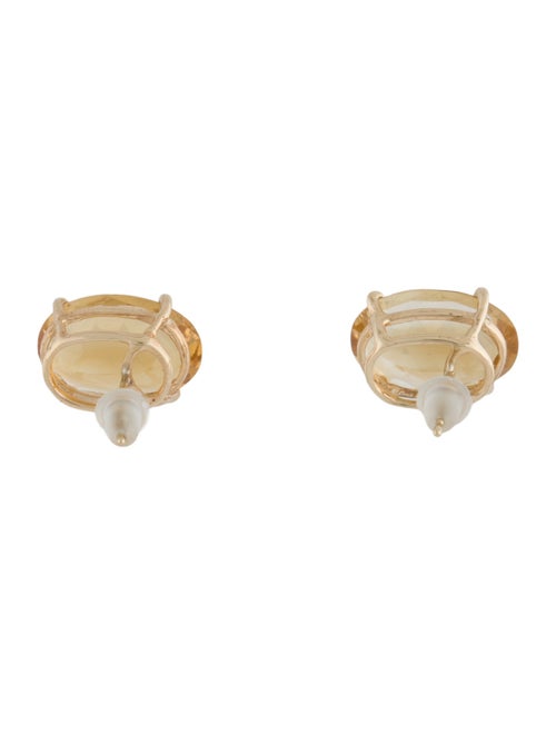 Earrings 14K Citrine Stud Earrings