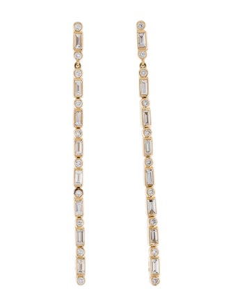 Sydney Evan 14K Diamond Drop Earrings
