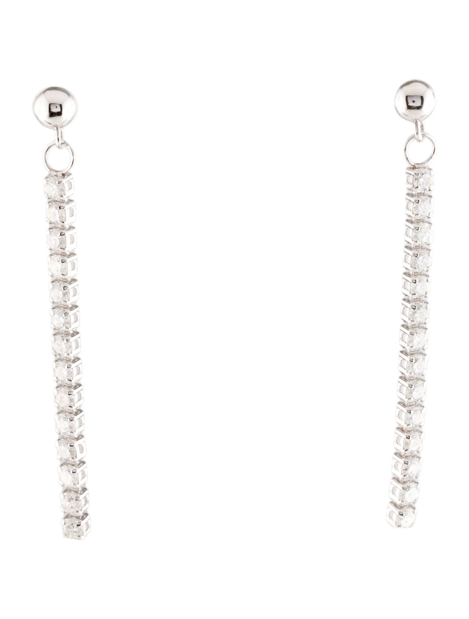 Earrings 14K 1.00ctw Diamond Drop Earrings