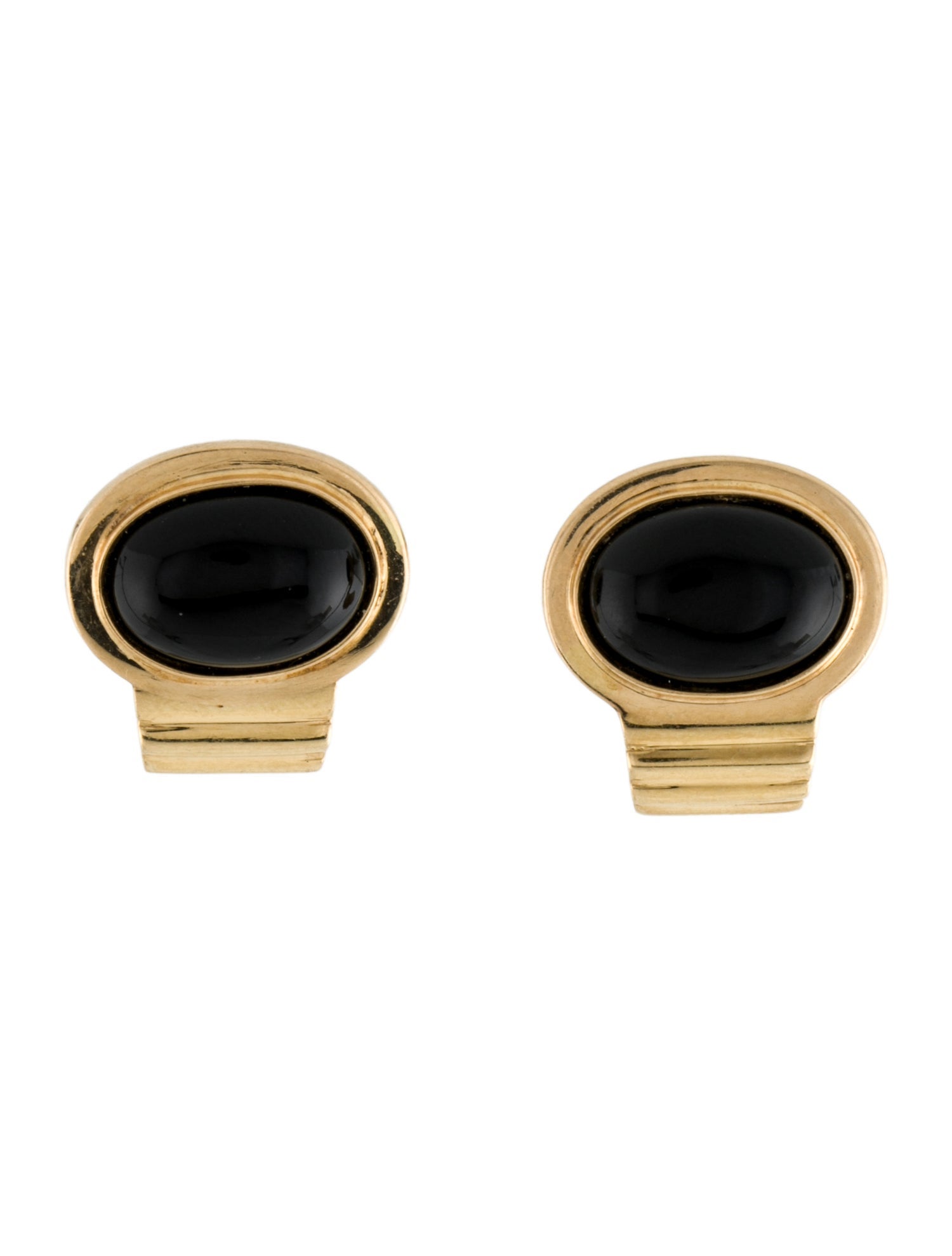 Earrings 14K Onyx Stud