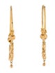 Earrings 18K Fringed Hoop Earrings