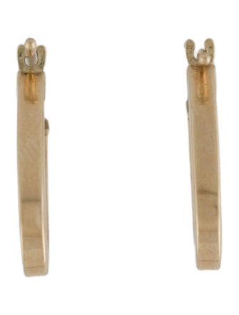 Earrings 14K Paperclip Hoop Earrings