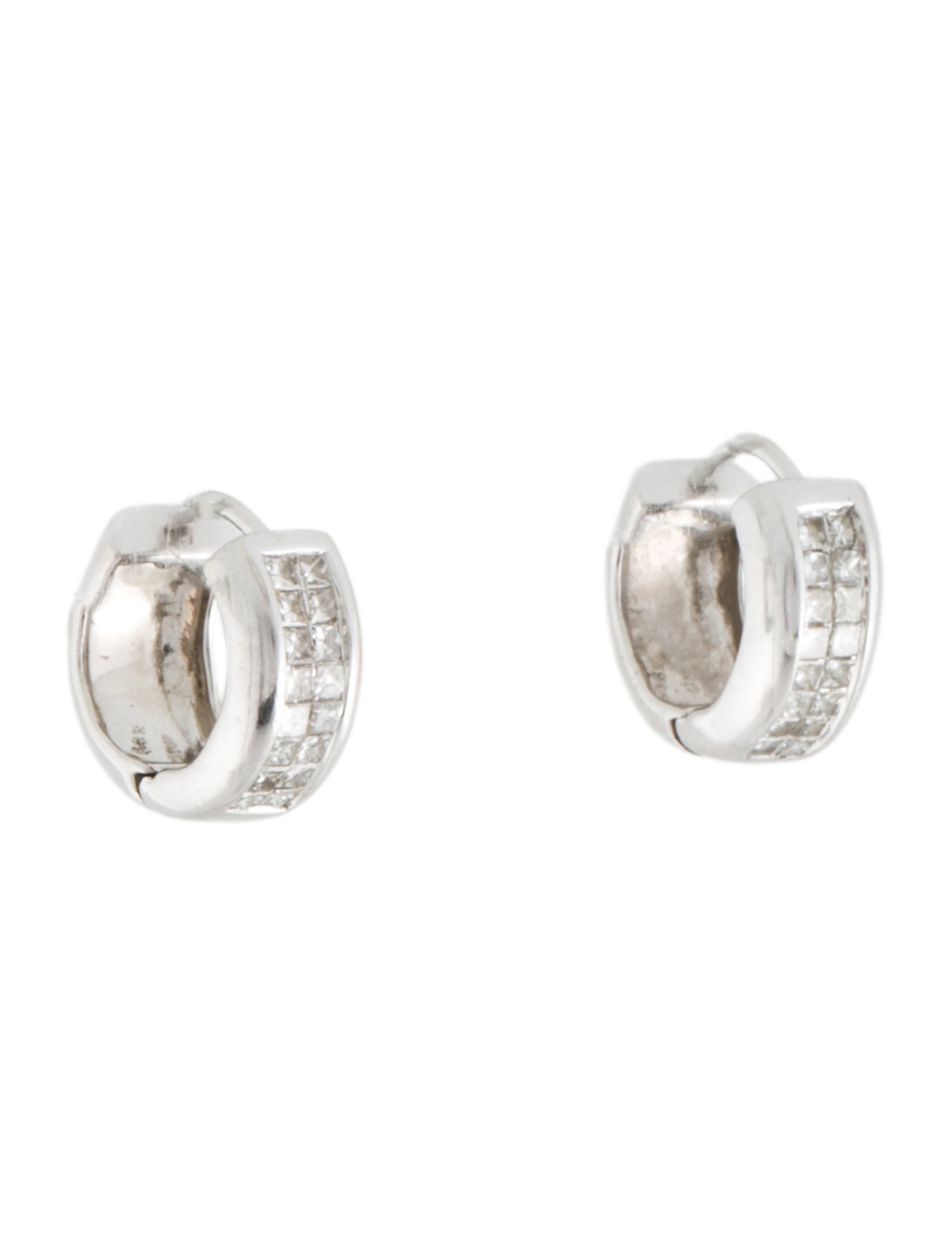 Earrings 14K Diamond Huggie