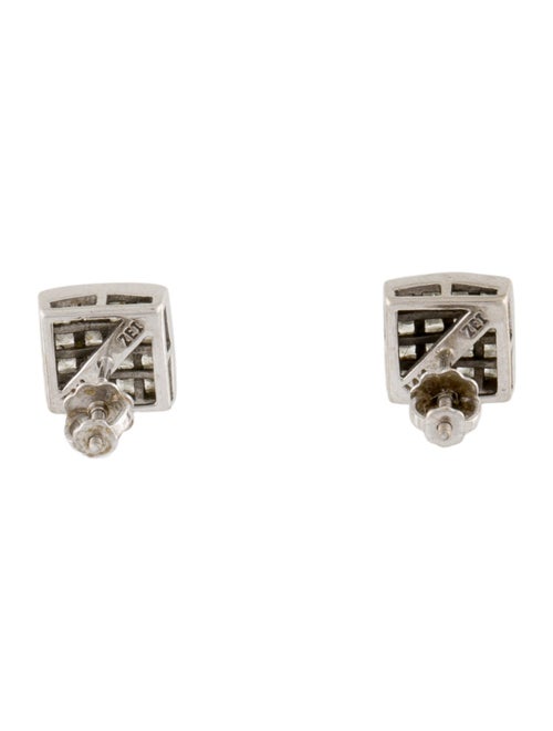 Earrings 14K Diamond Invisible Set Stud Earrings