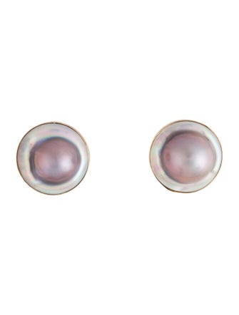 Earrings 14K Pearl Earclip Earrings