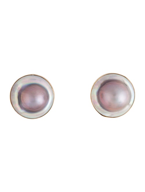 Earrings 14K Pearl Earclip Earrings