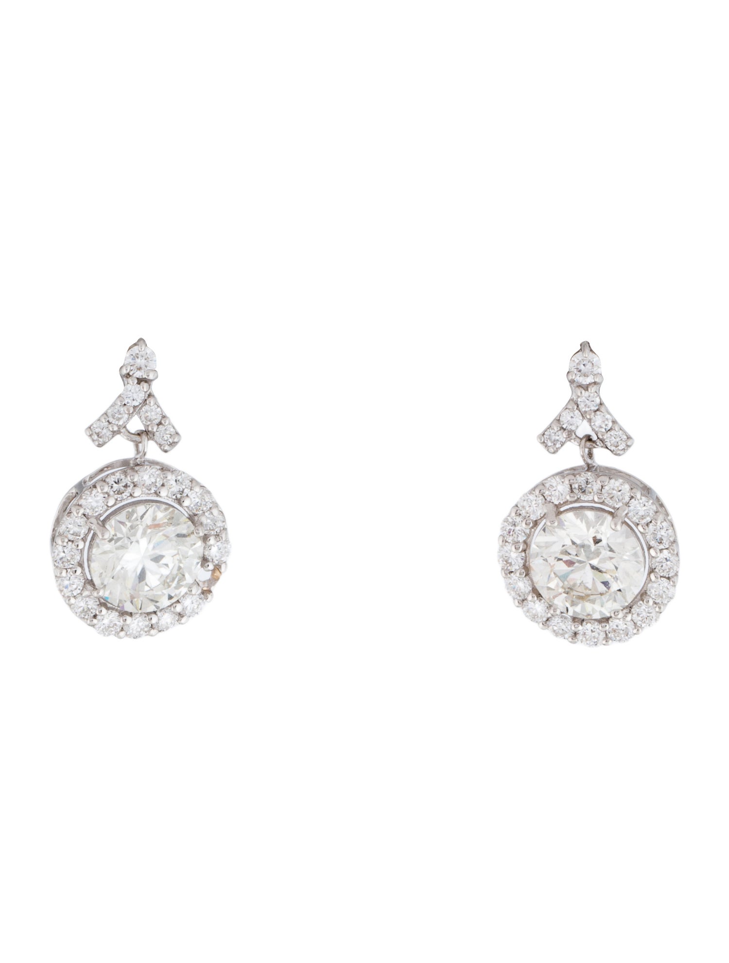 Earrings 14K 3.91ctw Lab-Grown Diamond Drop
