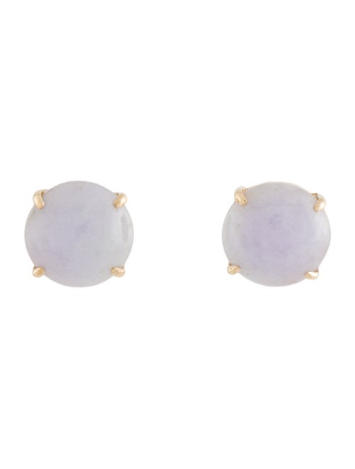 Earrings 14K Jadeite Stud Earrings