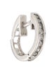 Earrings 14K Diamond Hoop Single Earring