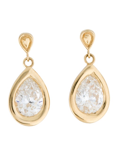 Earrings 1.77ctw Lab-Grown Diamond Drop Earrings