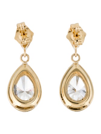 Earrings 1.77ctw Lab-Grown Diamond Drop Earrings