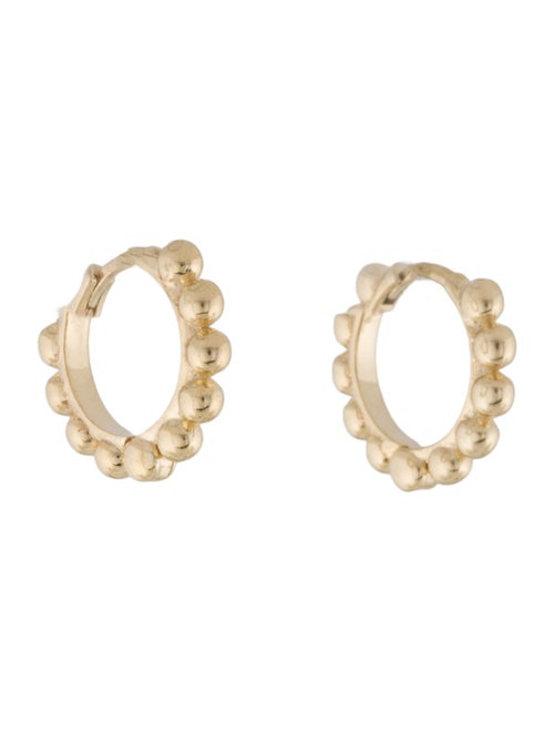 Earrings 14K Hoop Ball Earrings