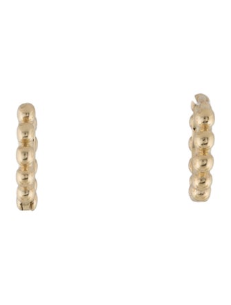 Earrings 14K Hoop Ball Earrings