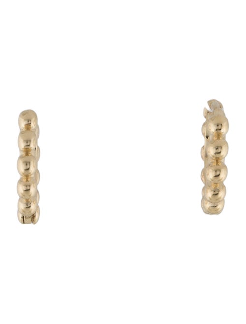 Earrings 14K Hoop Ball Earrings