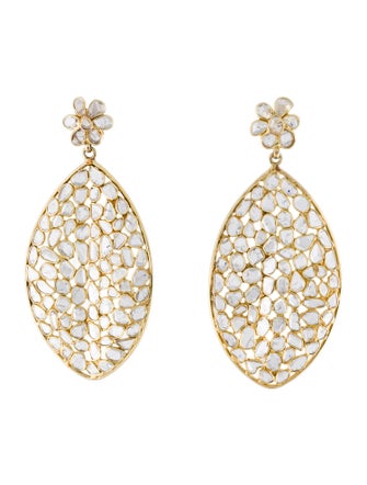 Earrings 14K Diamond Drop Earrings