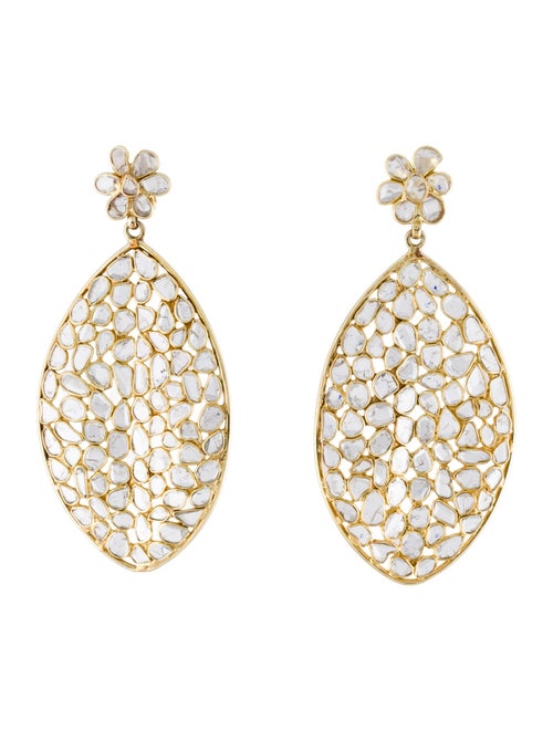 Earrings 14K Diamond Drop Earrings