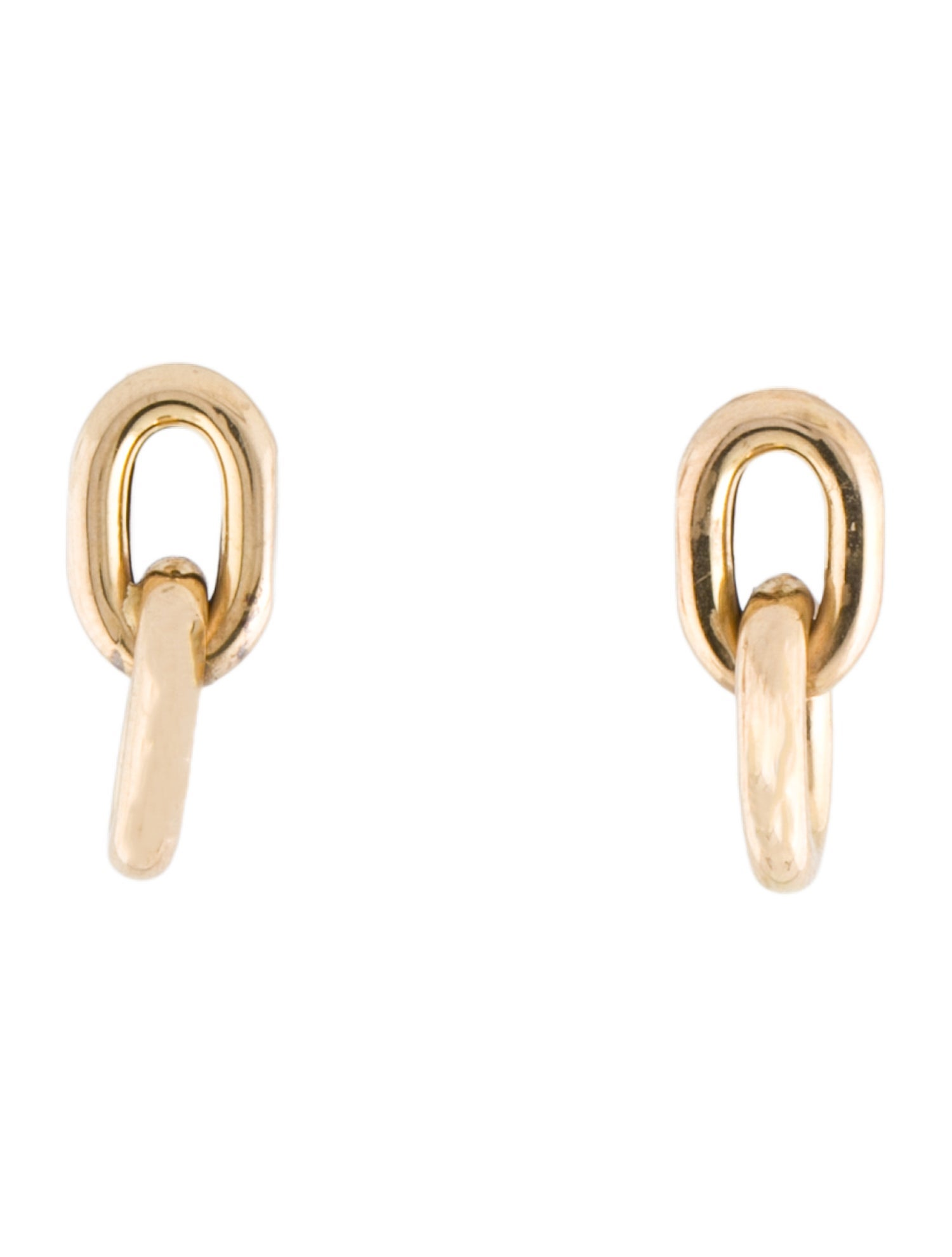 Earrings 14K Hoop Drop Earrings