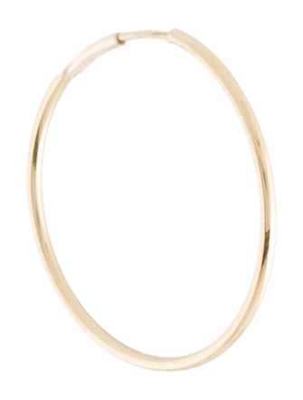 Earrings 14K Single Hoop Earrings