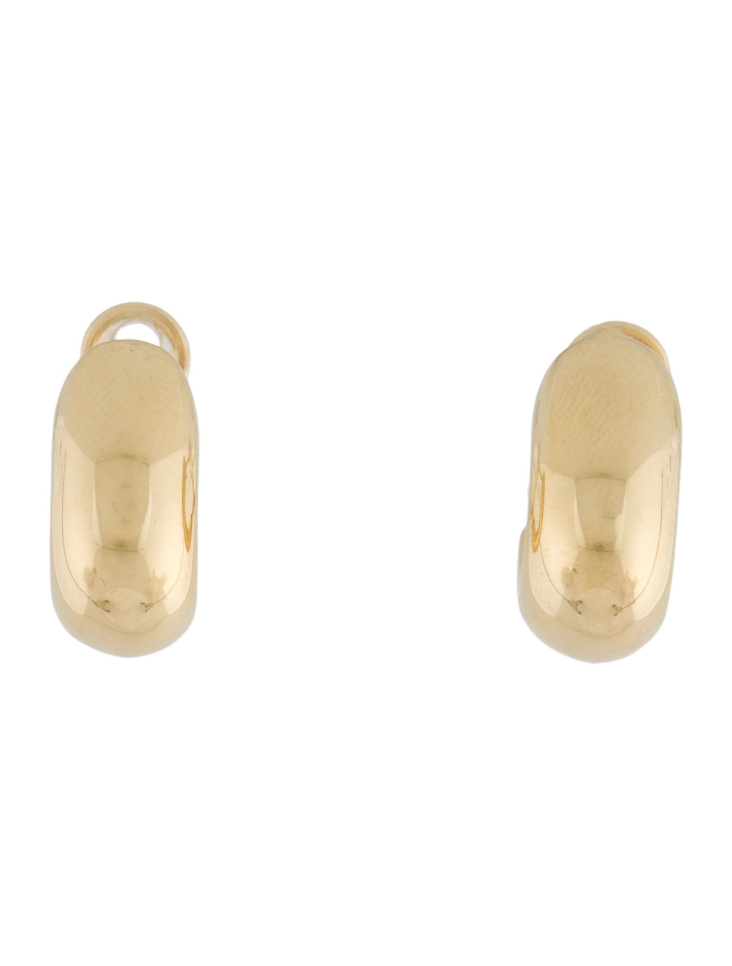 Earrings 14K Hoop Omega Earclip