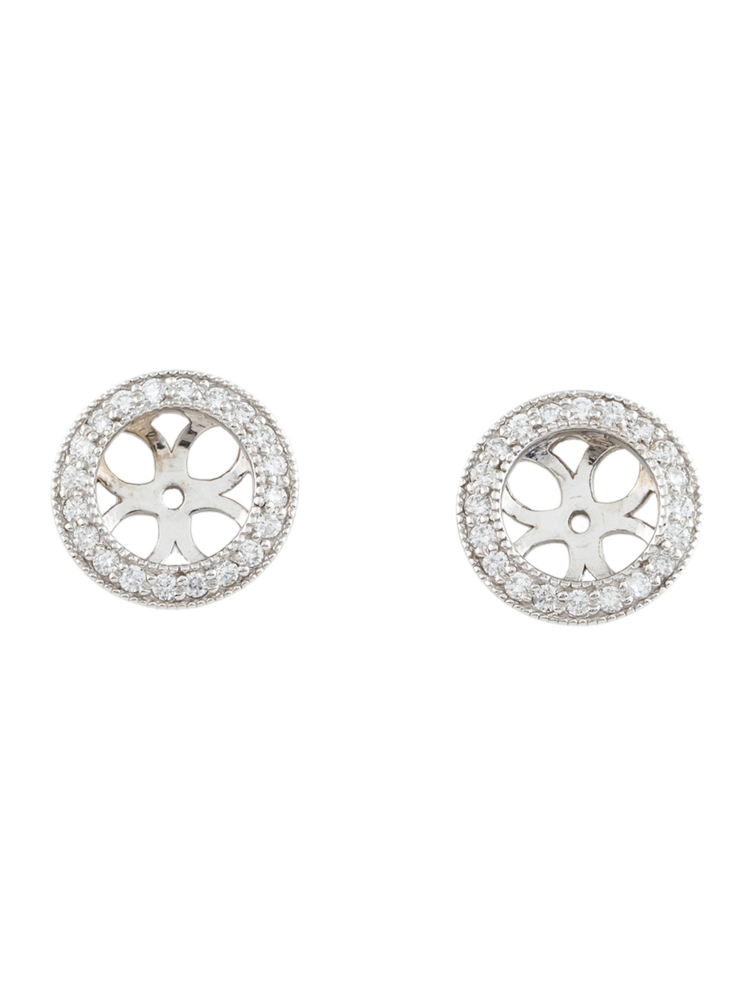 Earrings 14K Diamond Earring Jackets