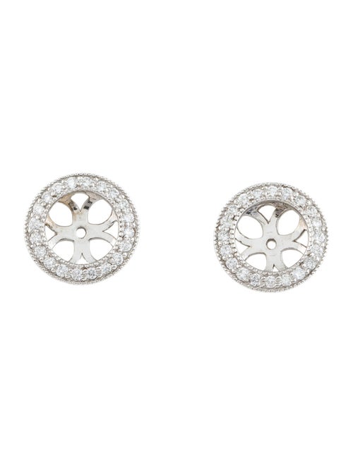 Earrings 14K Diamond Earring Jackets