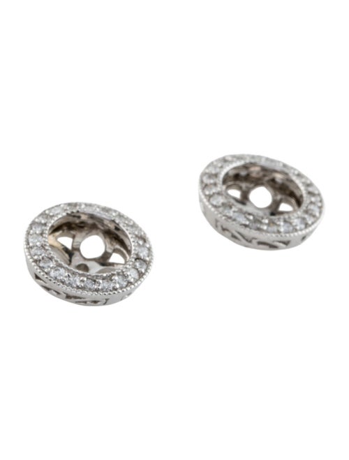 Earrings 14K Diamond Earring Jackets