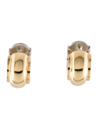 Earrings 14K 1.02ctw Diamond Reversible Hoop Earrings