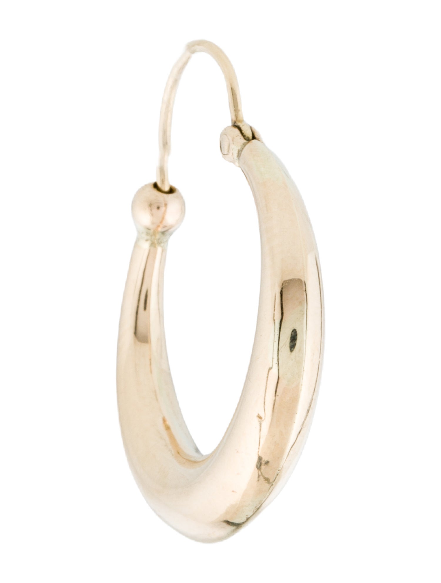 Earrings 14K Single Hoop Earring