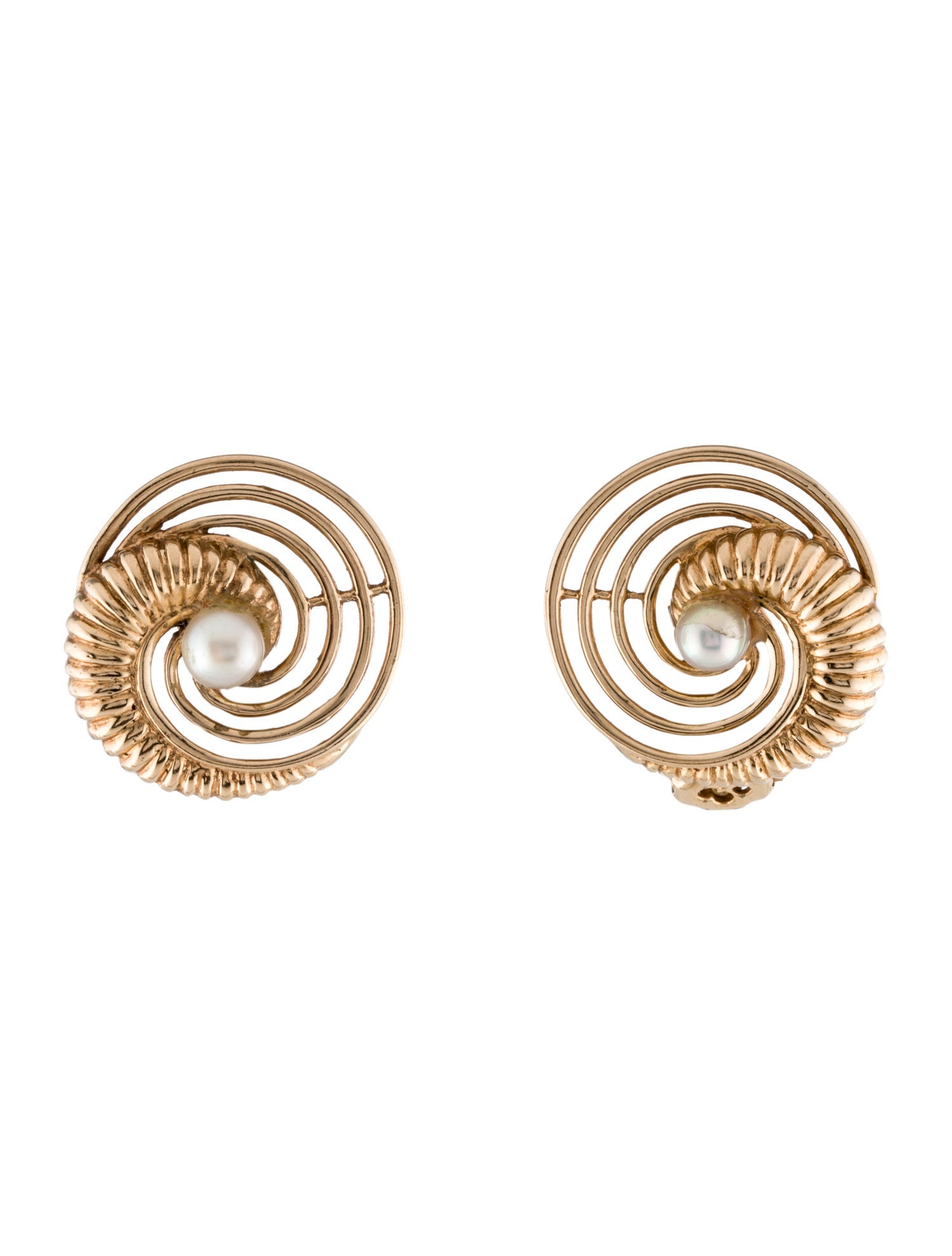 Earrings 14K Pearl Clip-On Earrings
