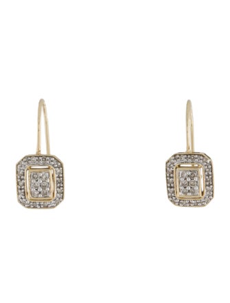 Earrings 14K Diamond Drop Earrings