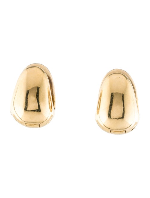 Earrings 18K Diamond Chunky Hoop Earrings