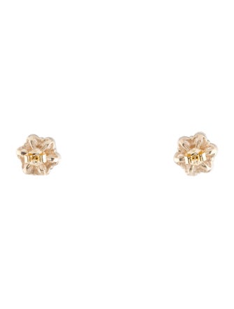 Earrings 14K 2.60ctw Diamond Flower Stud Earrings