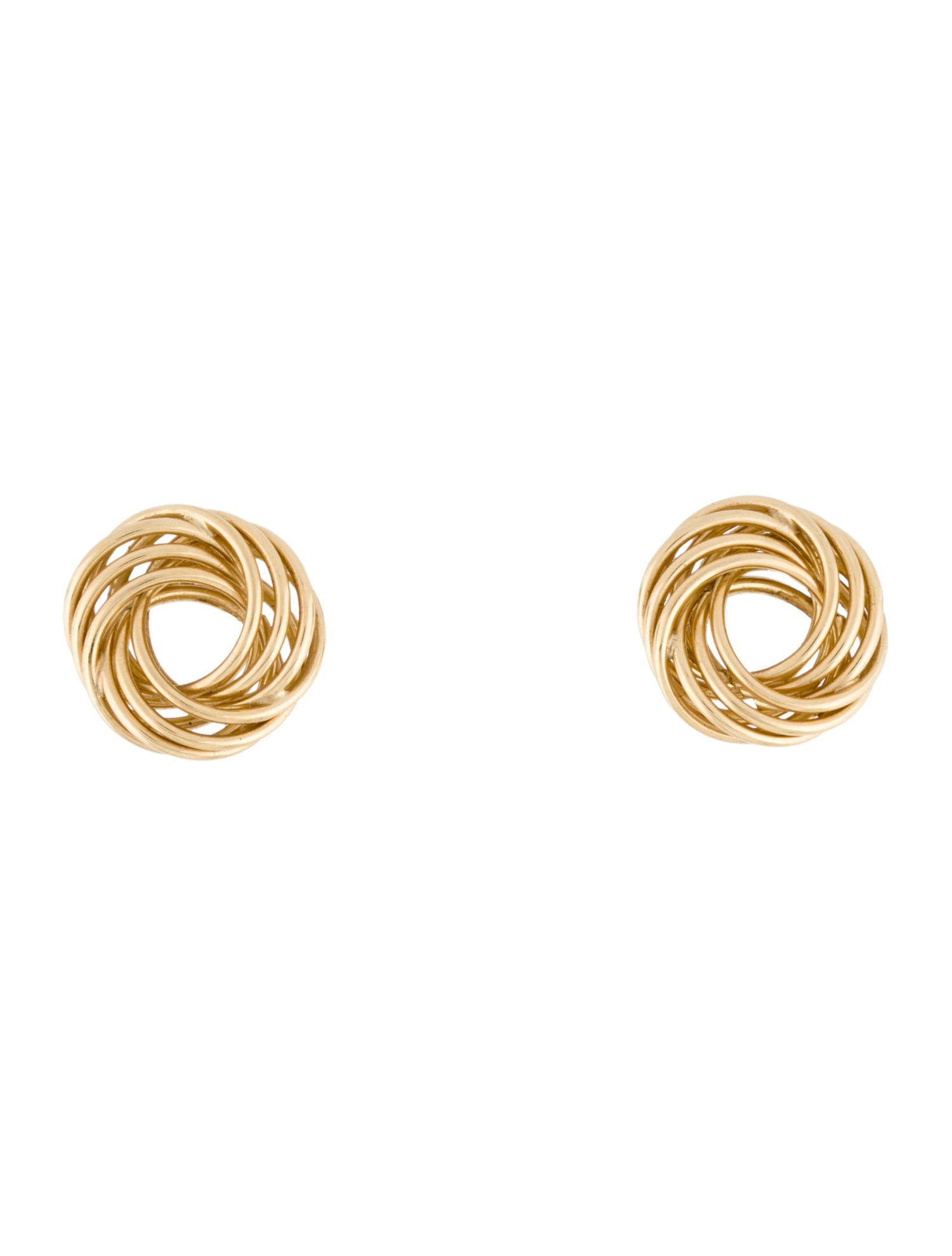 Earrings 14K Knot Stud Earrings