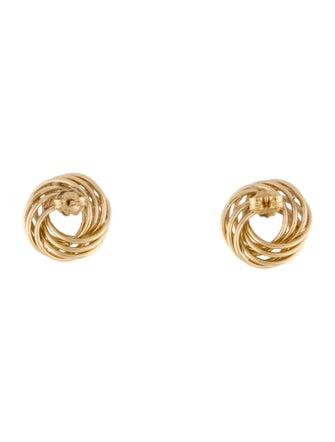 Earrings 14K Knot Stud Earrings