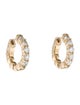 Earrings 14K 1.00ctw Diamond Huggie Earrings