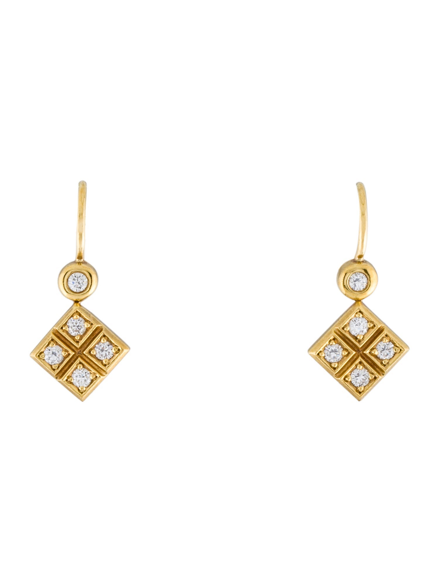 Earrings Leslie Greene 18K Diamond Drop
