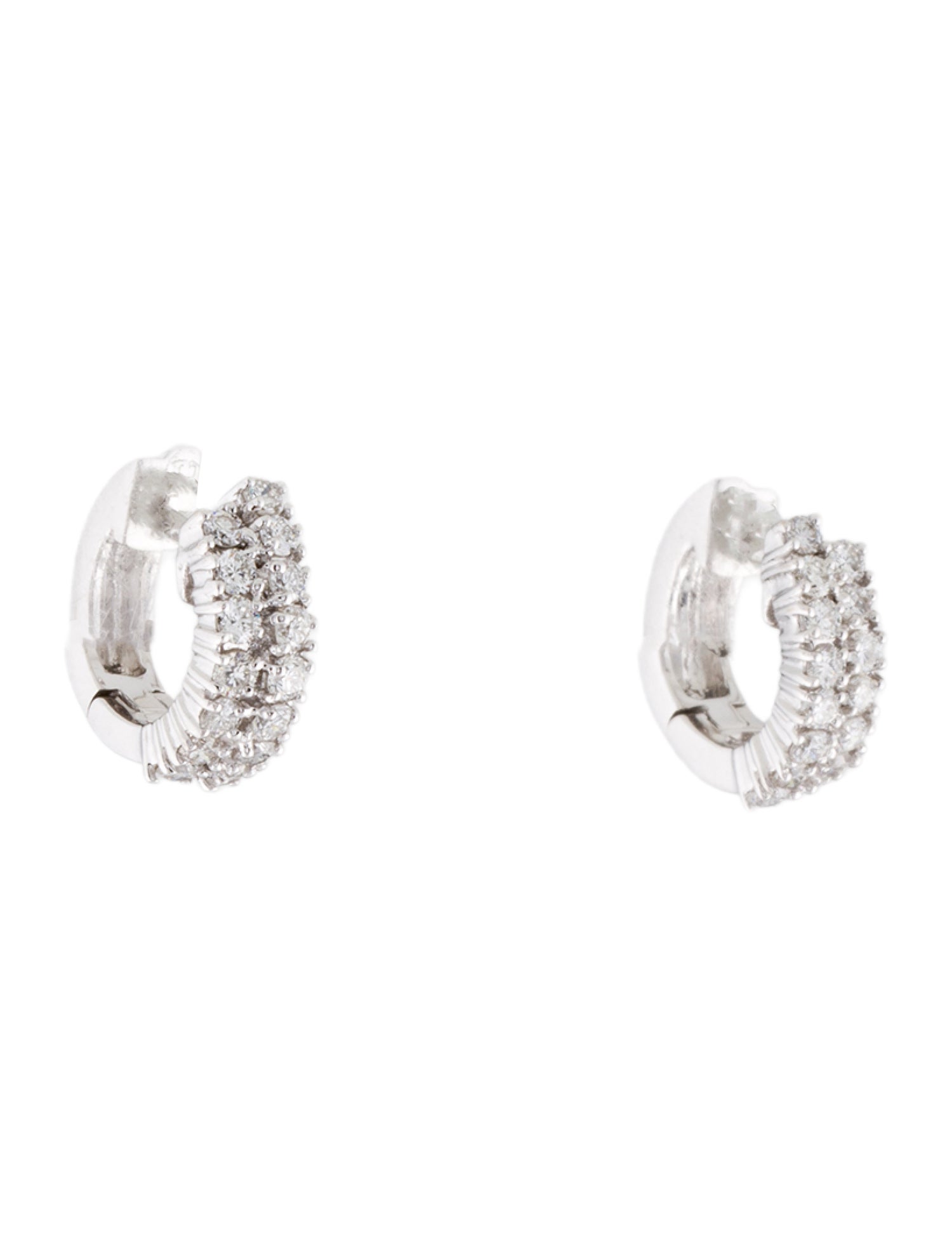 Earrings Leslie Greene 18K Diamond Huggie
