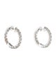 Earrings 14K 7.68ctw Diamond Inside-Out Hoop Earrings